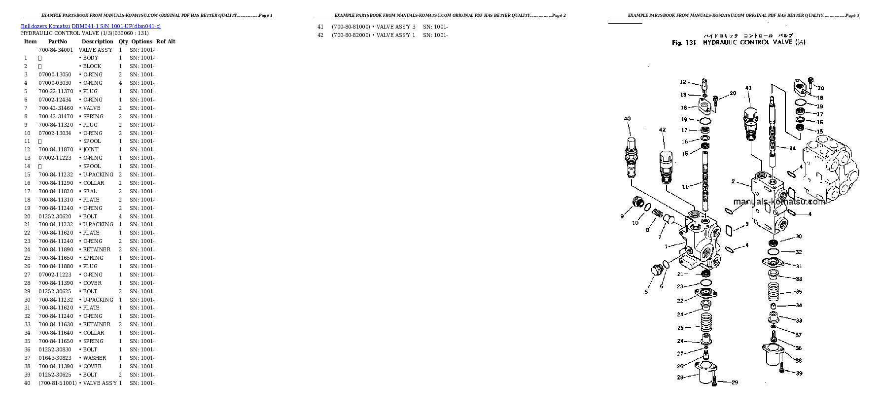 Protected: DBM041-1 S/N 1001-UP Partsbook