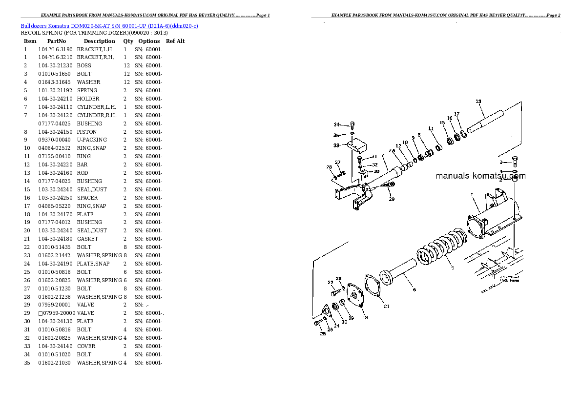 Protected: DDM020-5K-AT S/N 60001-UP (D21A-6) Partsbook