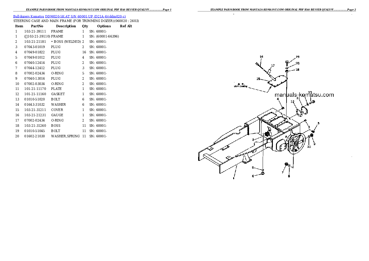 Protected: DDM020-5K-AT S/N 60001-UP (D21A-6) Partsbook