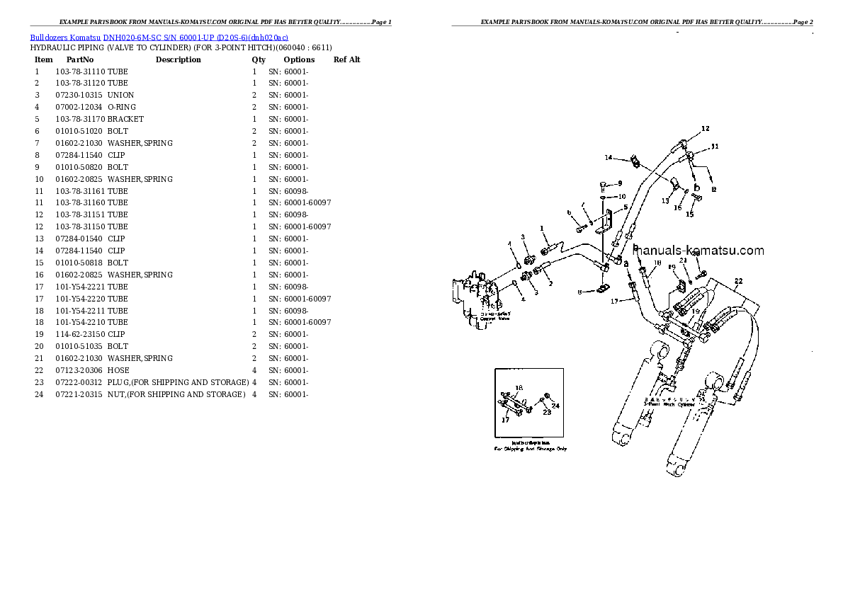 Protected: DNH020-6M-SC S/N 60001-UP (D20S-6) Partsbook