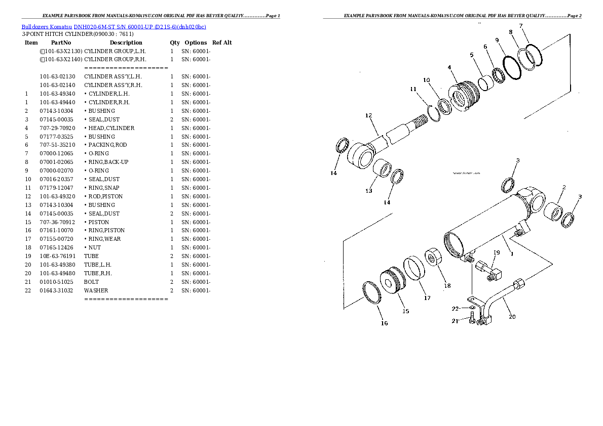 Protected: DNH020-6M-ST S/N 60001-UP (D21S-6) Partsbook