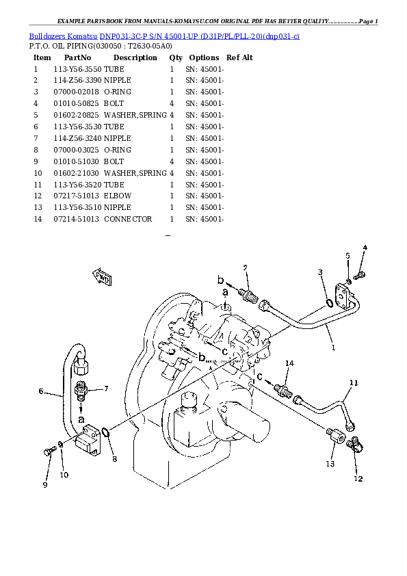 Protected: DNP031-3C-P S/N 45001-UP (D31P/PL/PLL-20) Partsbook