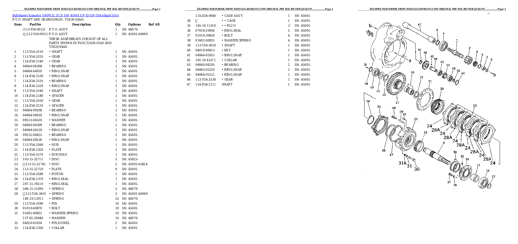 Protected: DNP031-3C-D S/N 45001-UP (D31P-20A) Partsbook