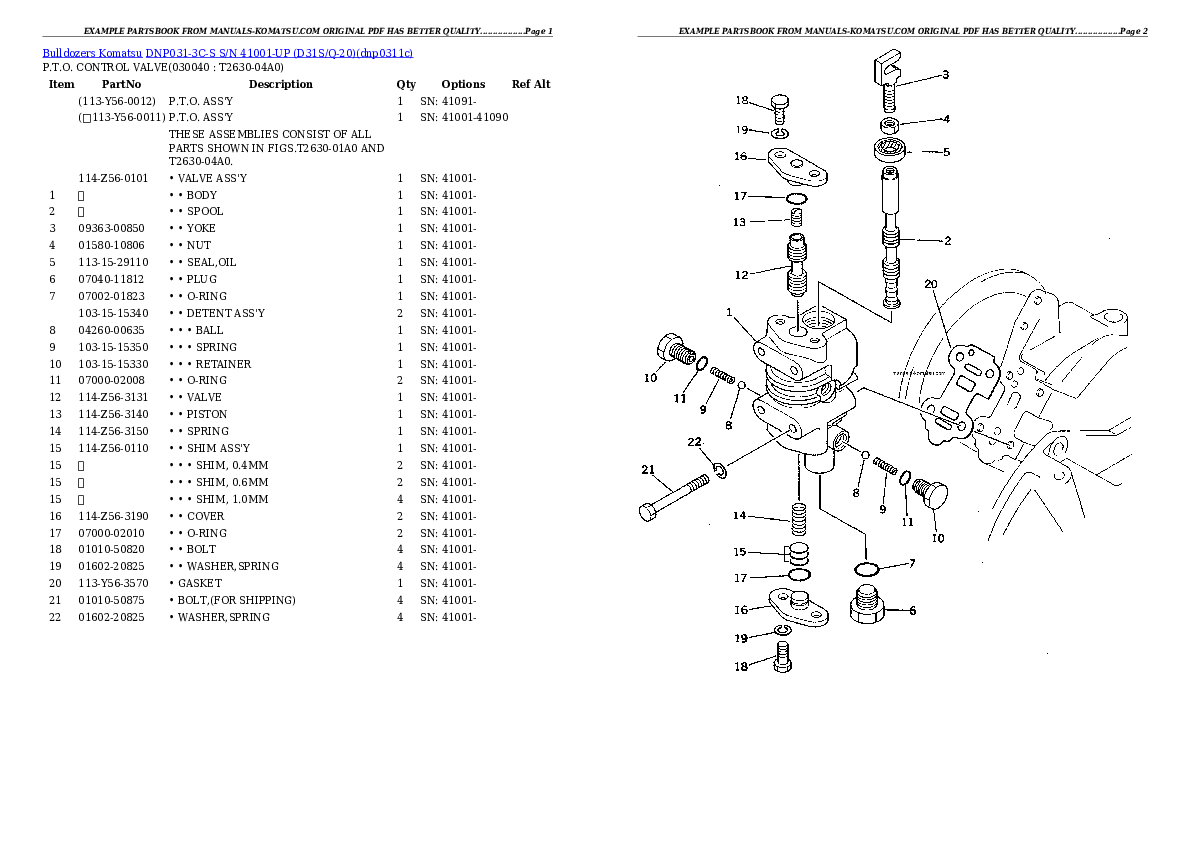 Protected: DNP031-3C-S S/N 41001-UP (D31S/Q-20) Partsbook
