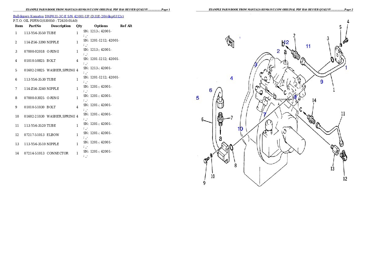 Protected: DNP031-3C-E S/N 42001-UP (D31E-20) Partsbook