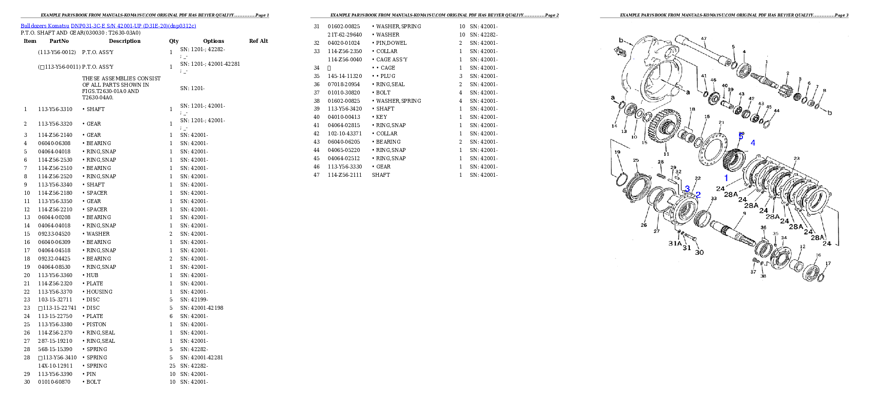 Protected: DNP031-3C-E S/N 42001-UP (D31E-20) Partsbook