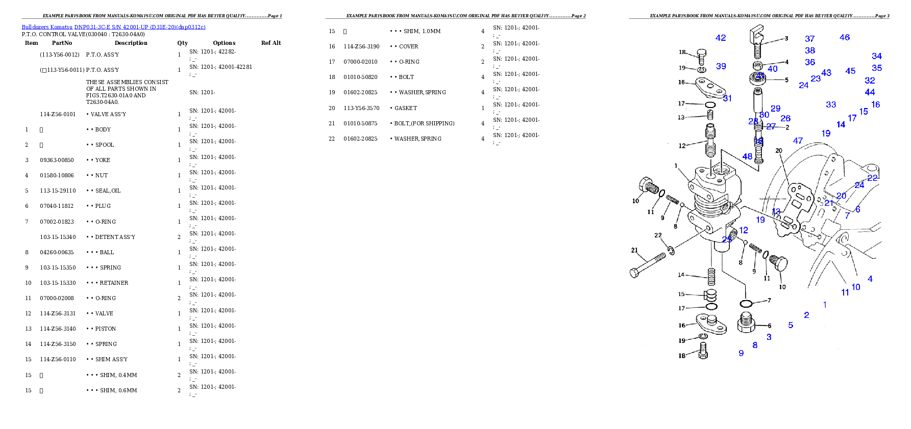 Protected: DNP031-3C-E S/N 42001-UP (D31E-20) Partsbook