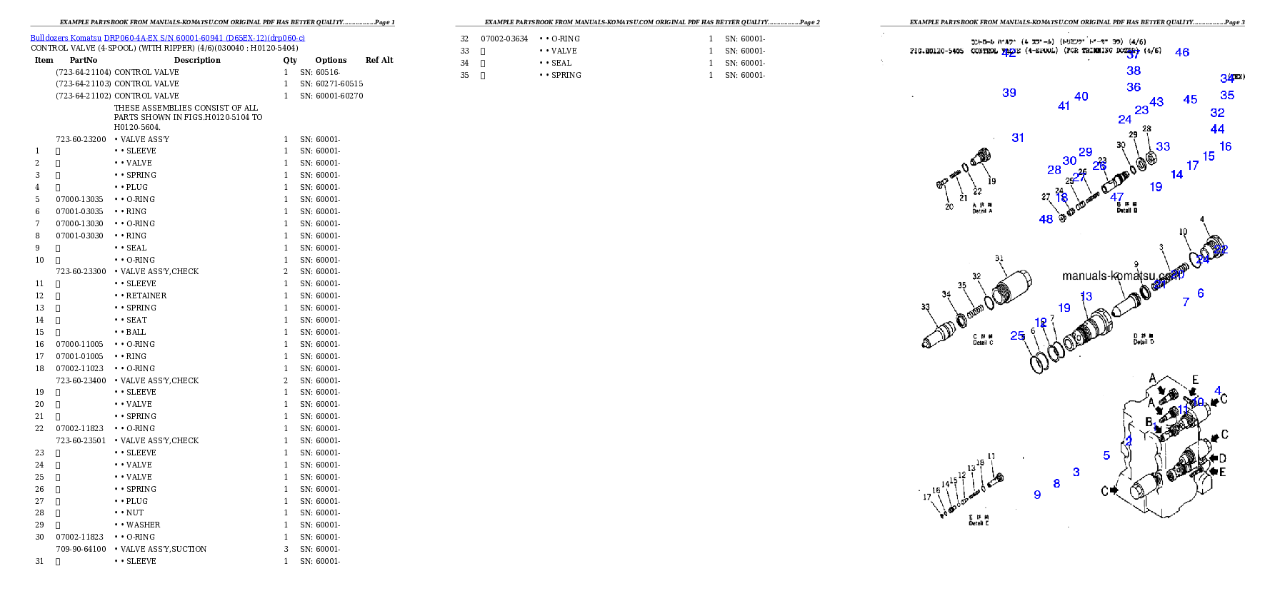 Protected: DRP060-4A-EX S/N 60001-60941 (D65EX-12) Partsbook