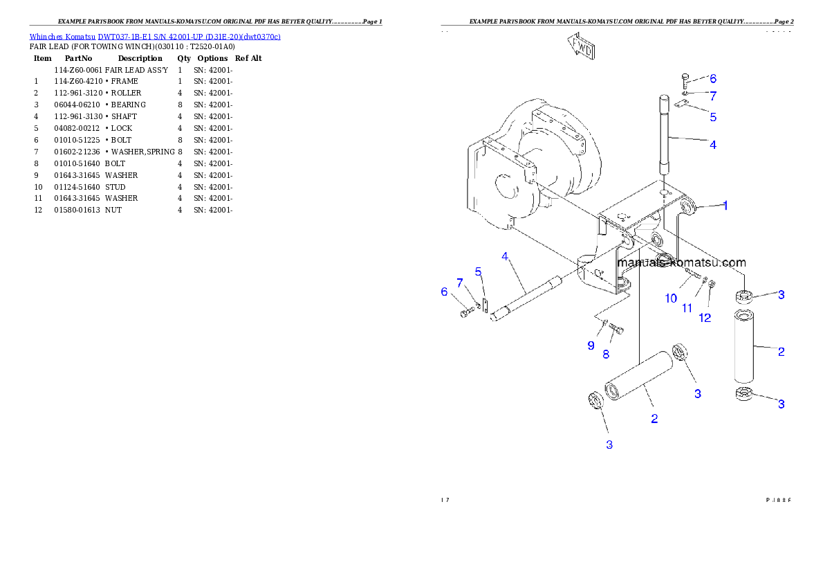 Protected: DWT037-1B-E1 S/N 42001-UP (D31E-20) Partsbook