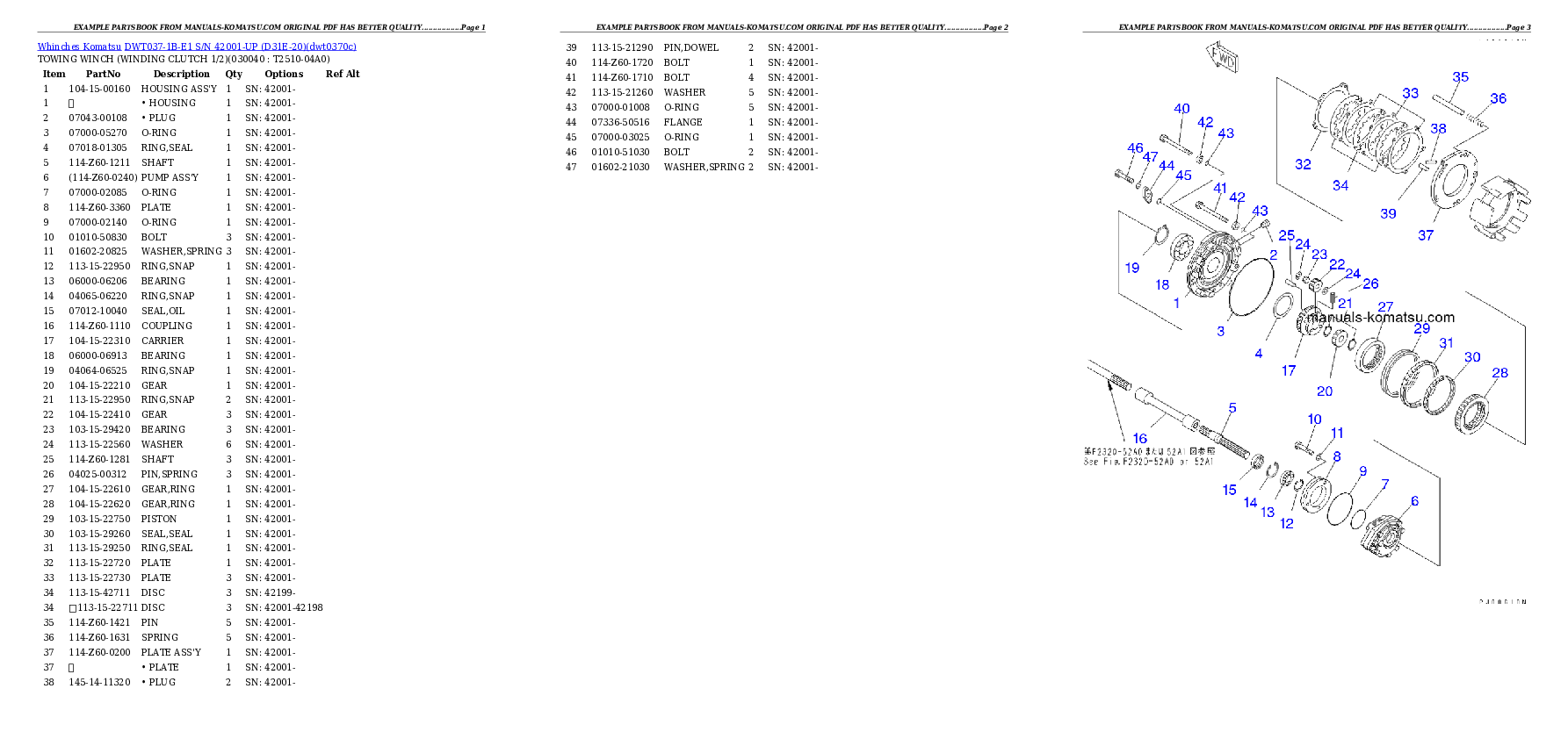 Protected: DWT037-1B-E1 S/N 42001-UP (D31E-20) Partsbook