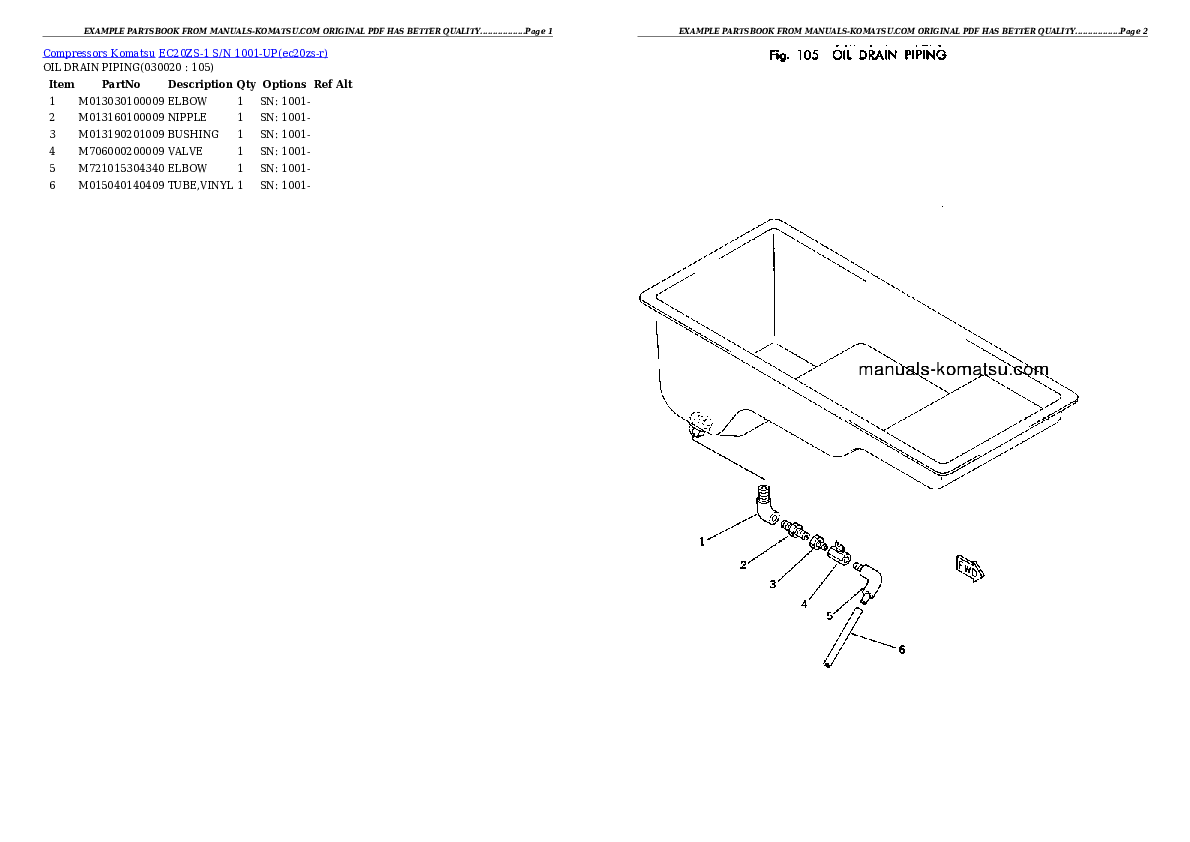 EC20ZS-1 S/N 1001-UP Partsbook
