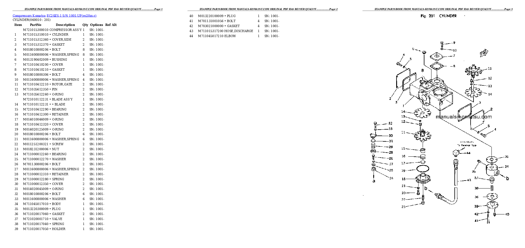 Protected: EC20ZS-1 S/N 1001-UP (Chassis only) Partsbook