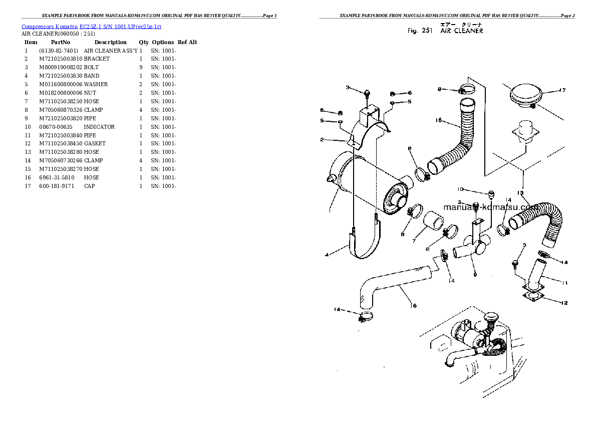 Protected: EC25Z-1 S/N 1001-UP Partsbook