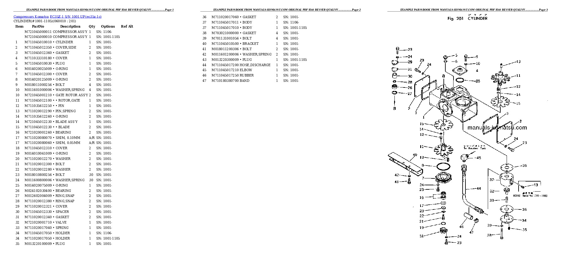 Protected: EC35Z-1 S/N 1001-UP Partsbook