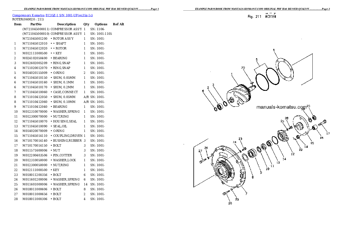 Protected: EC35Z-1 S/N 1001-UP Partsbook