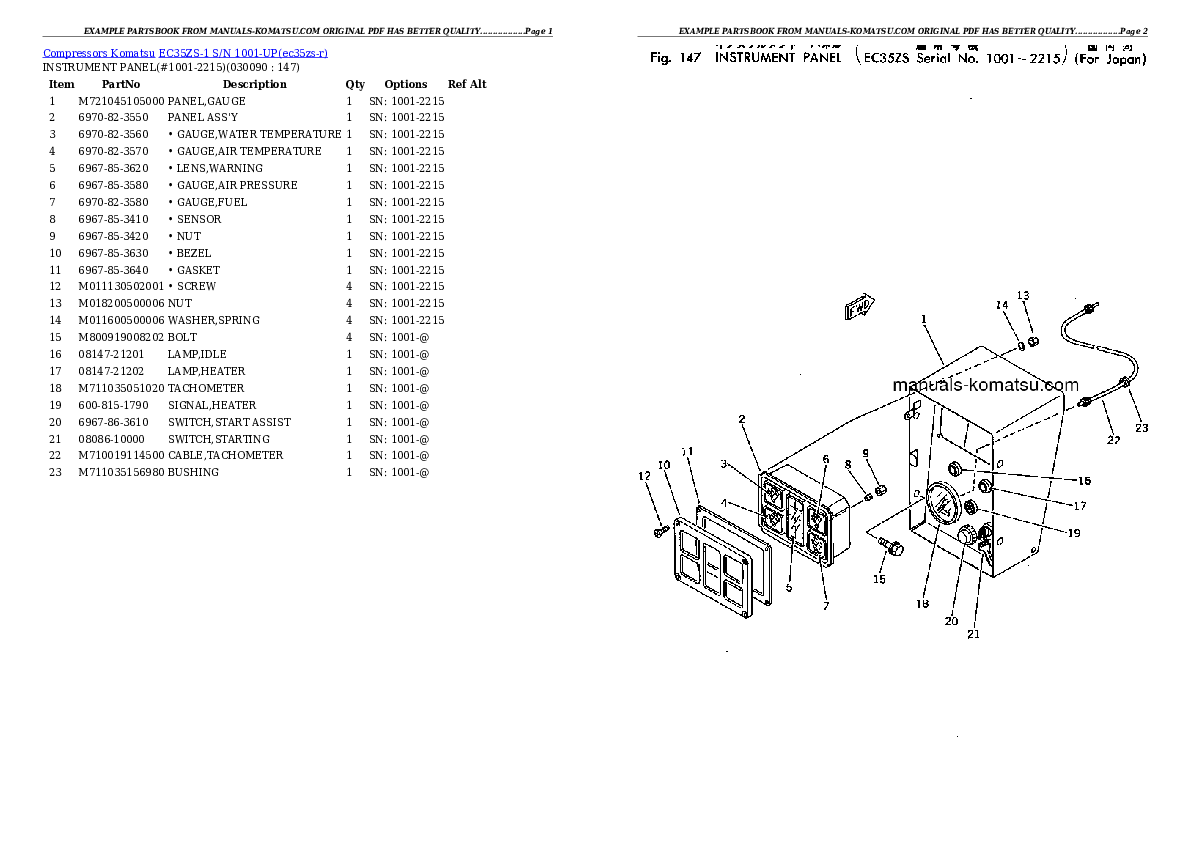 Protected: EC35ZS-1 S/N 1001-UP Partsbook