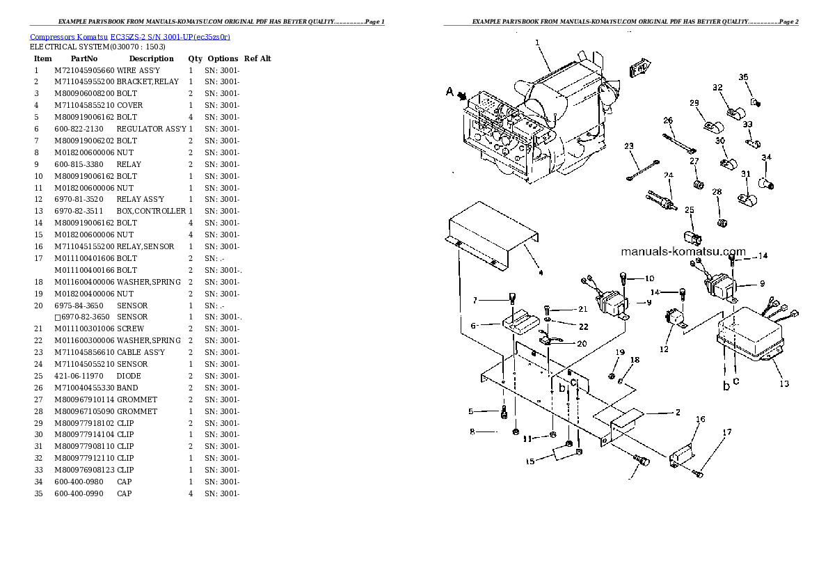 Protected: EC35ZS-2 S/N 3001-UP Partsbook