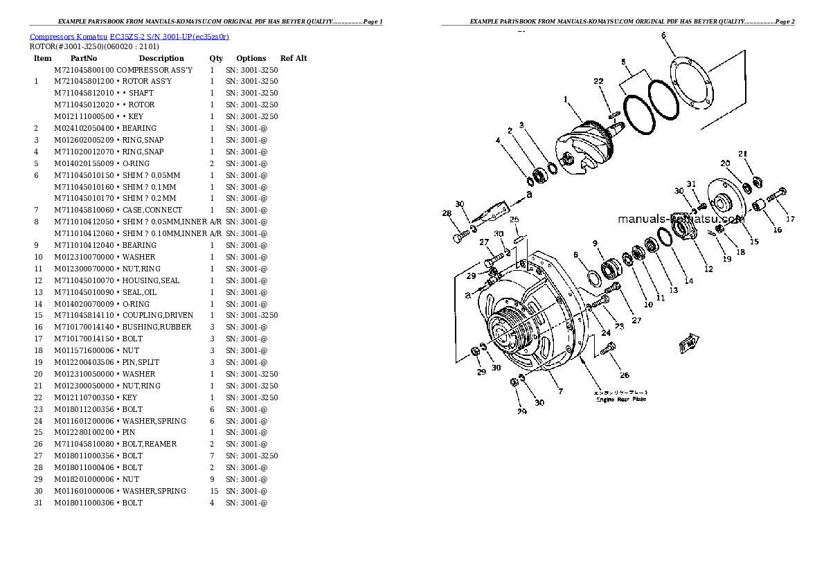 Protected: EC35ZS-2 S/N 3001-UP Partsbook