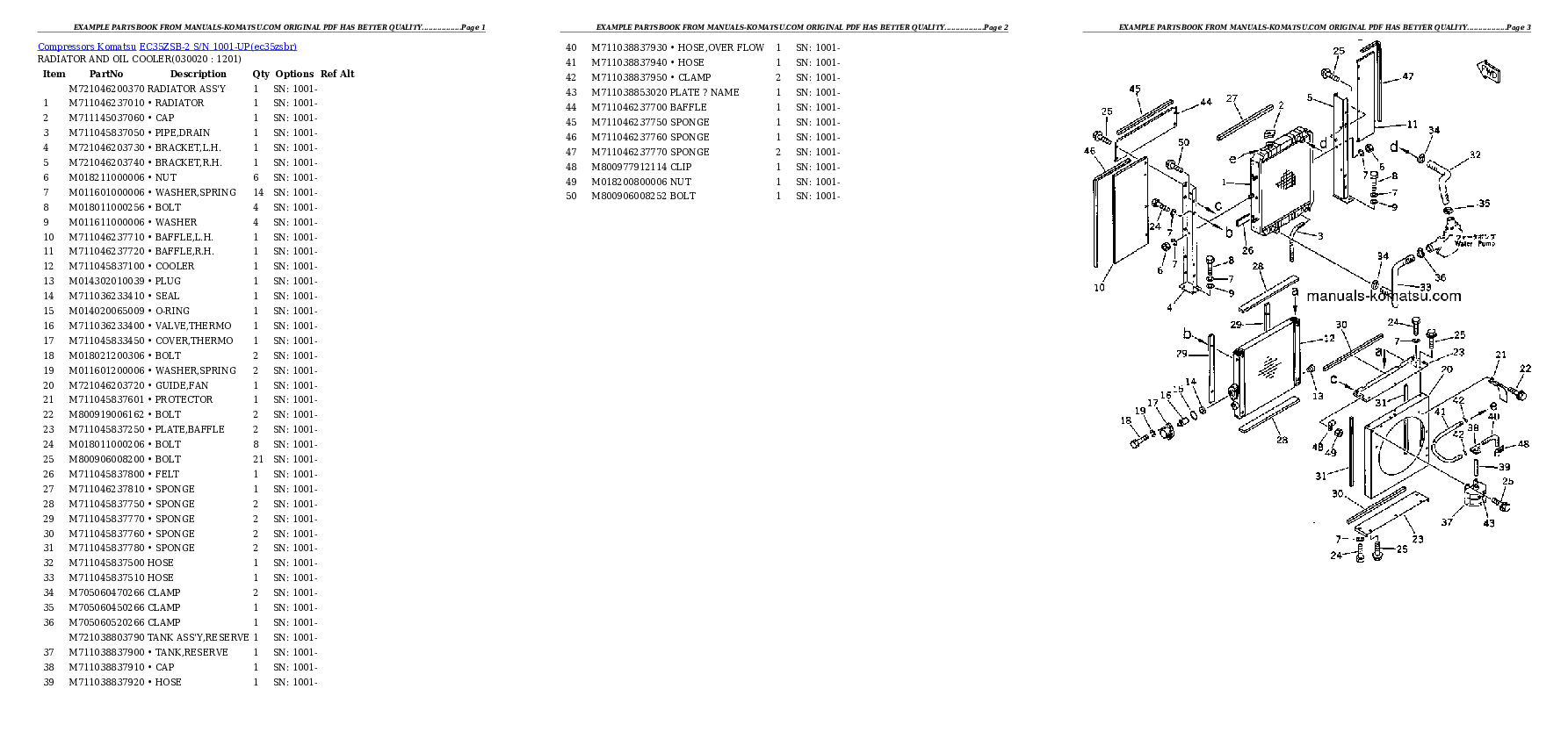 EC35ZSB-2 S/N 1001-UP Partsbook