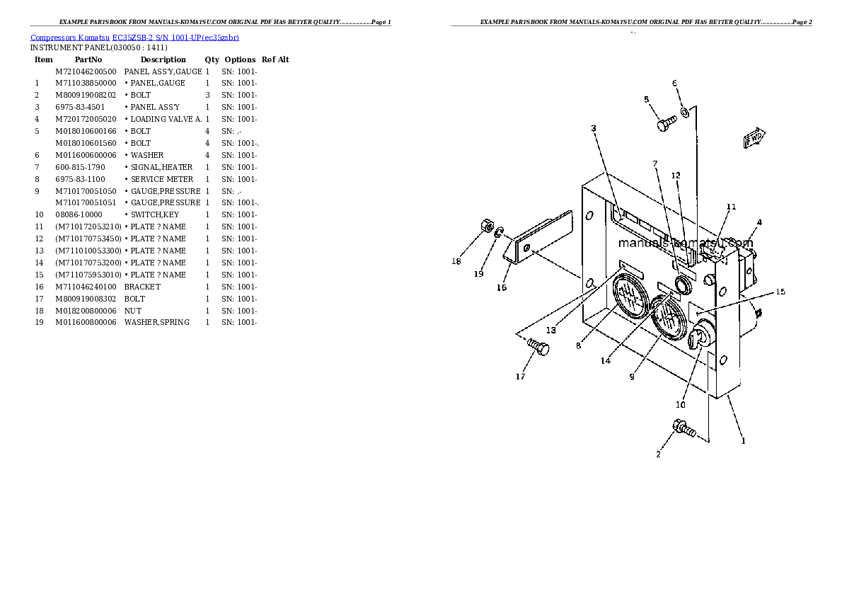 Protected: EC35ZSB-2 S/N 1001-UP Partsbook