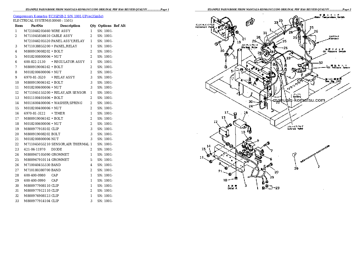 Protected: EC35ZSB-2 S/N 1001-UP Partsbook