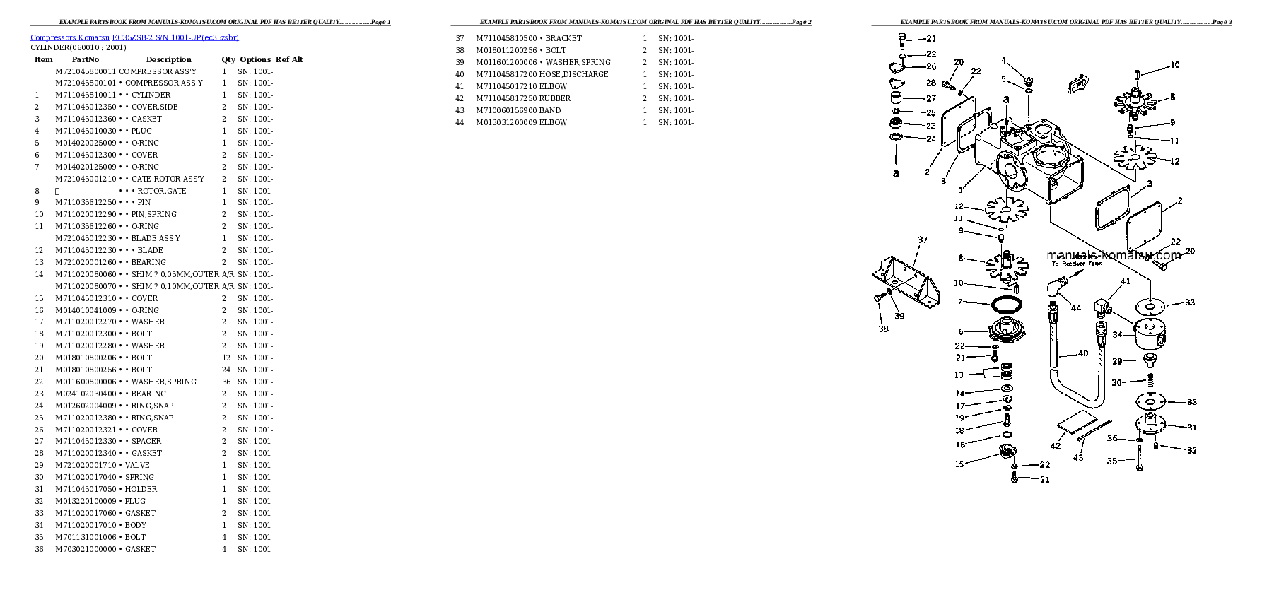 Protected: EC35ZSB-2 S/N 1001-UP Partsbook