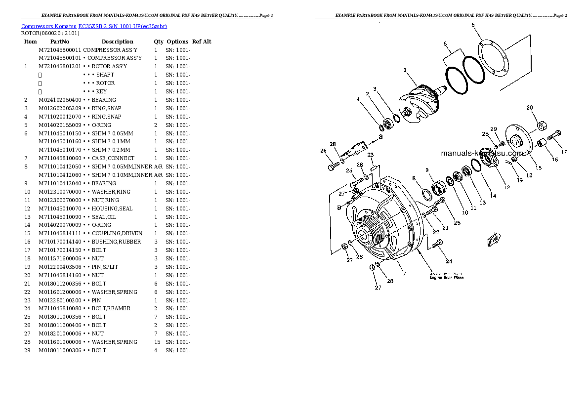 Protected: EC35ZSB-2 S/N 1001-UP Partsbook