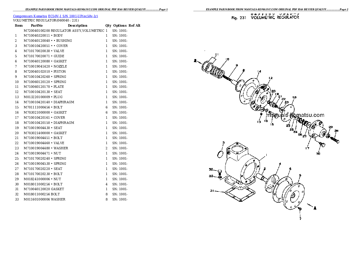 Protected: EC50V-1 S/N 1001-UP Partsbook