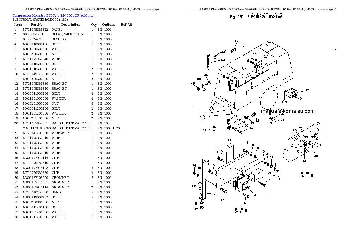 Protected: EC50V-1 S/N 1001-UP Partsbook