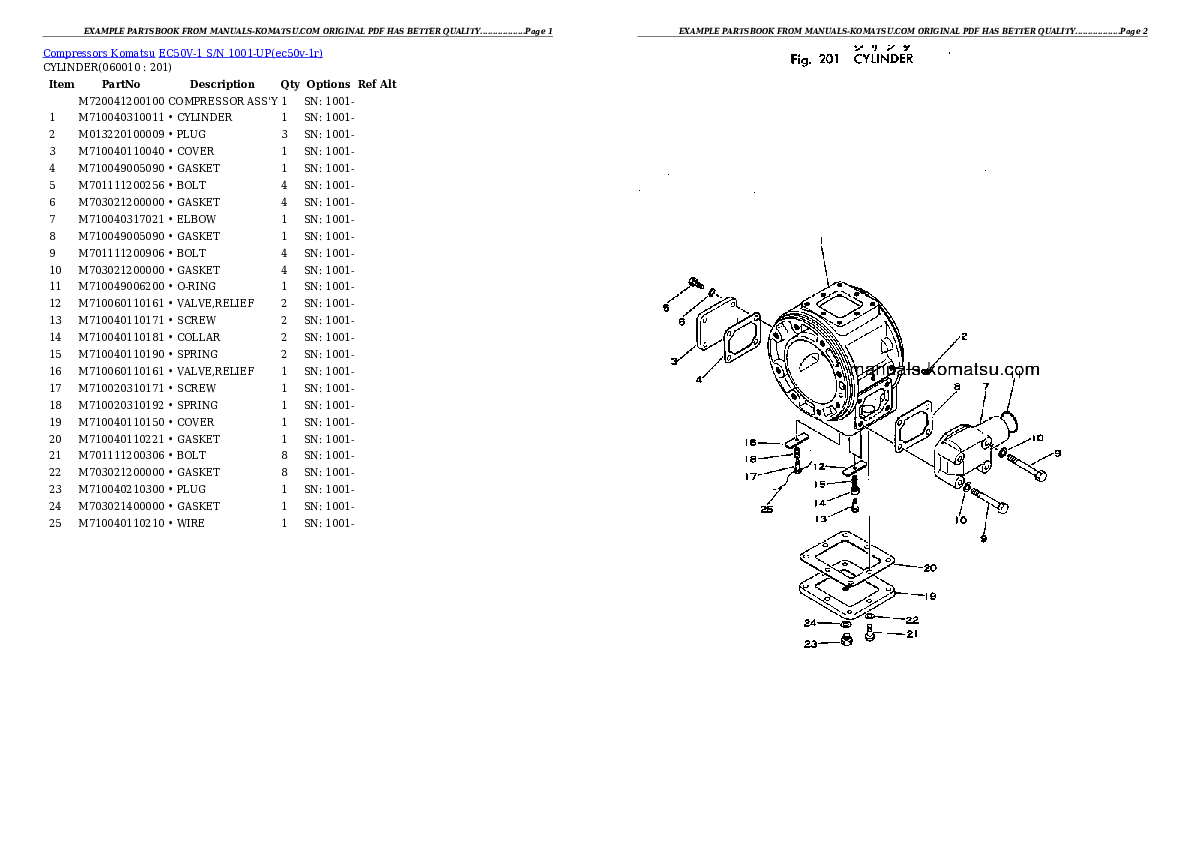 Protected: EC50V-1 S/N 1001-UP Partsbook