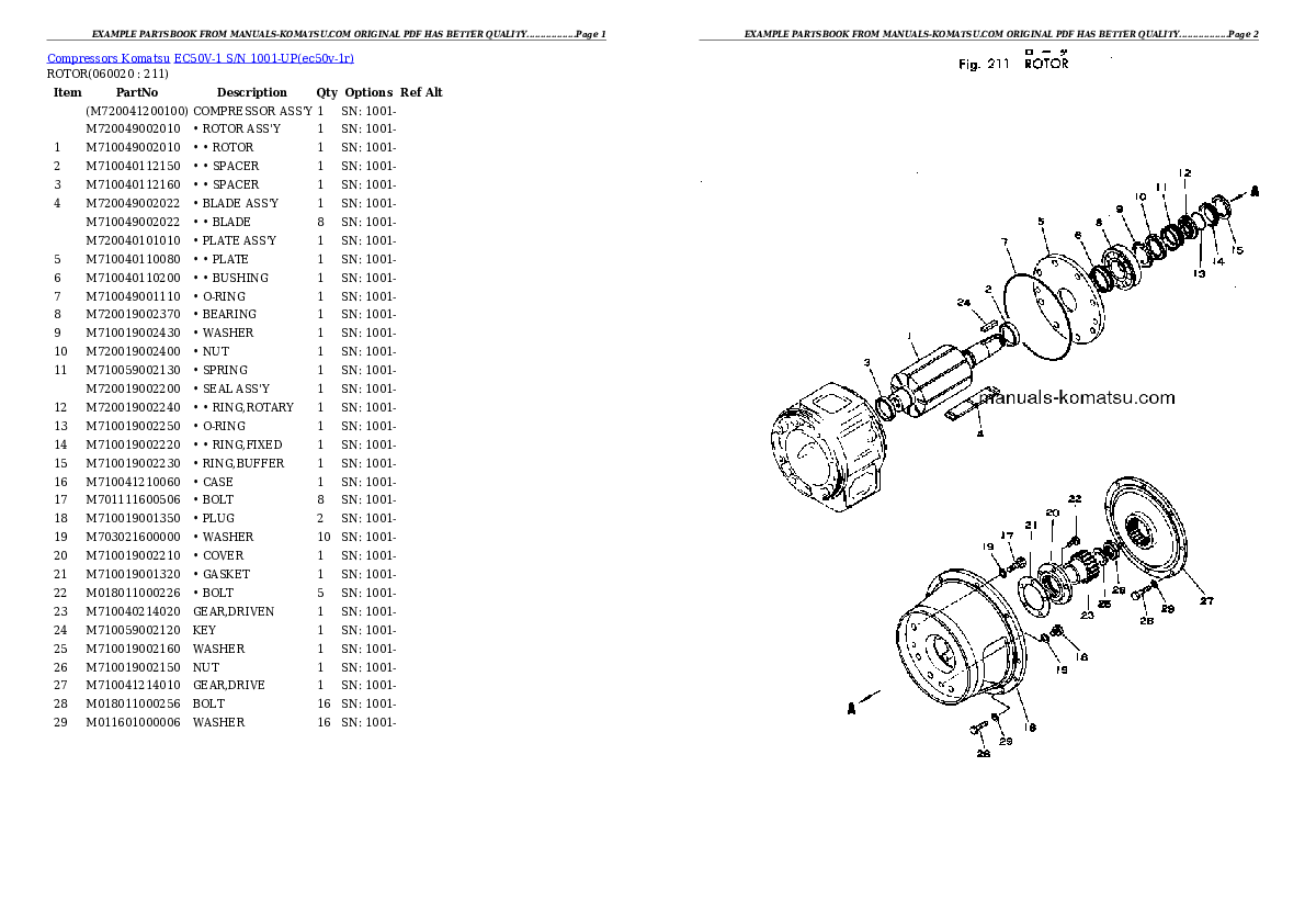 Protected: EC50V-1 S/N 1001-UP Partsbook