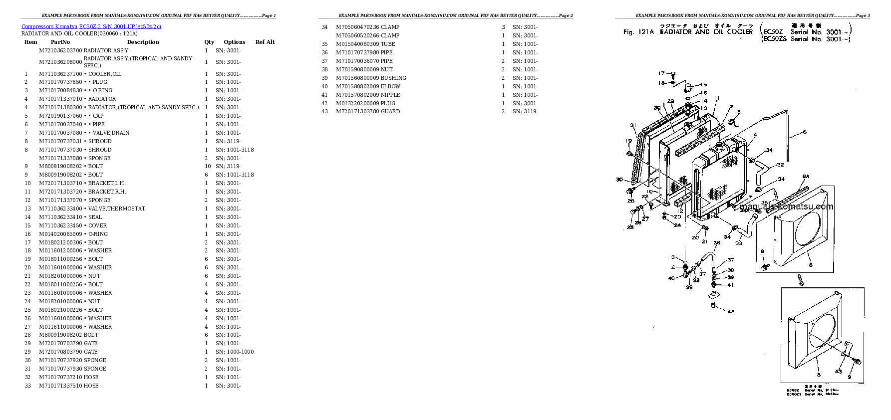 Protected: EC50Z-2 S/N 3001-UP Partsbook