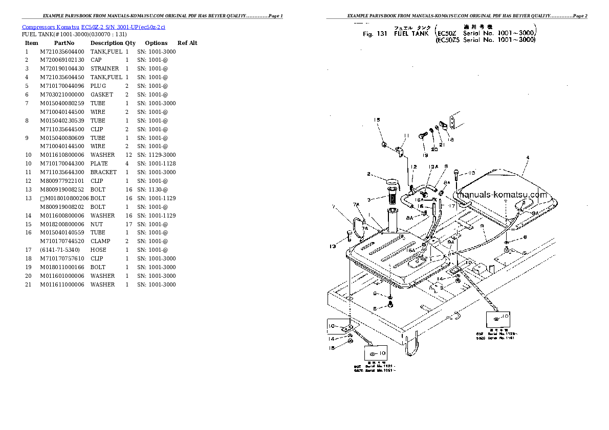 Protected: EC50Z-2 S/N 3001-UP Partsbook
