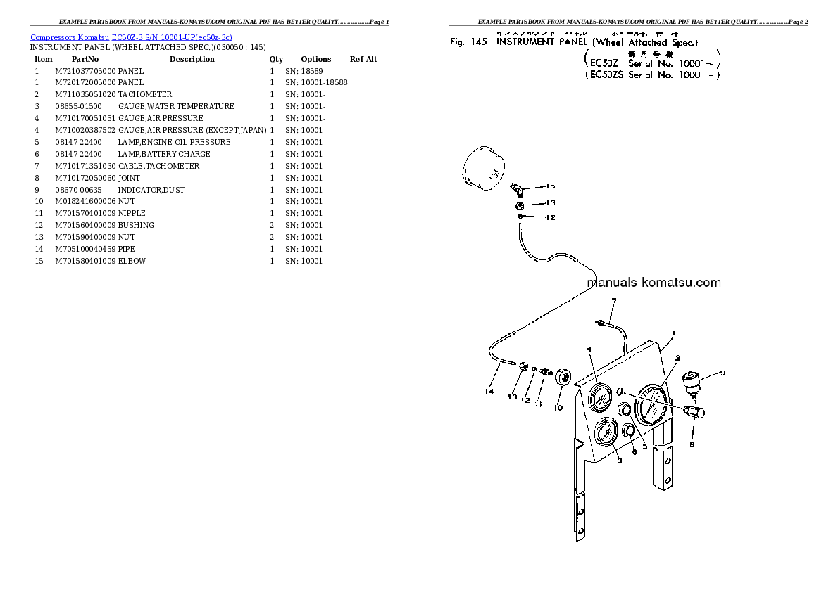 Protected: EC50Z-3 S/N 10001-UP Partsbook