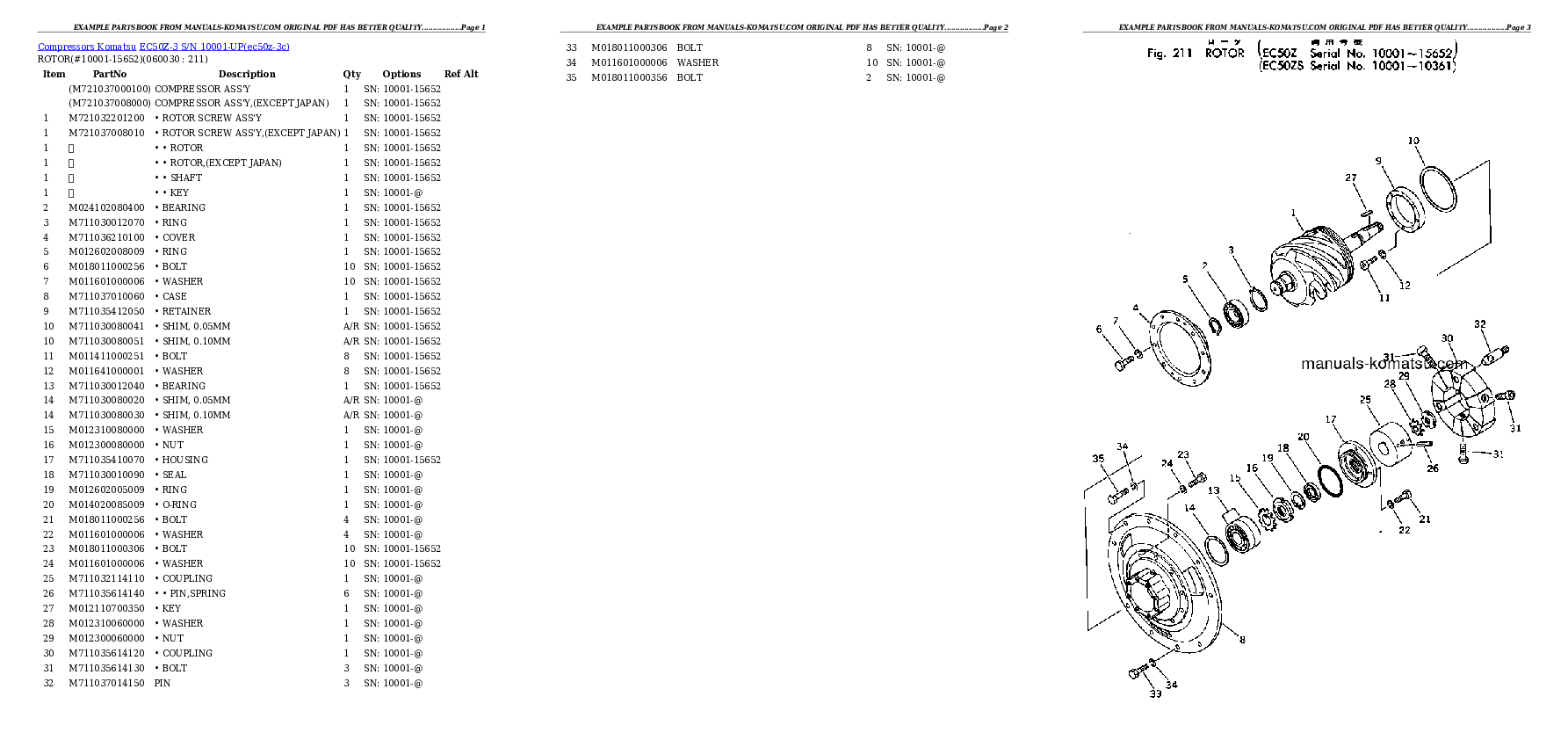 Protected: EC50Z-3 S/N 10001-UP Partsbook