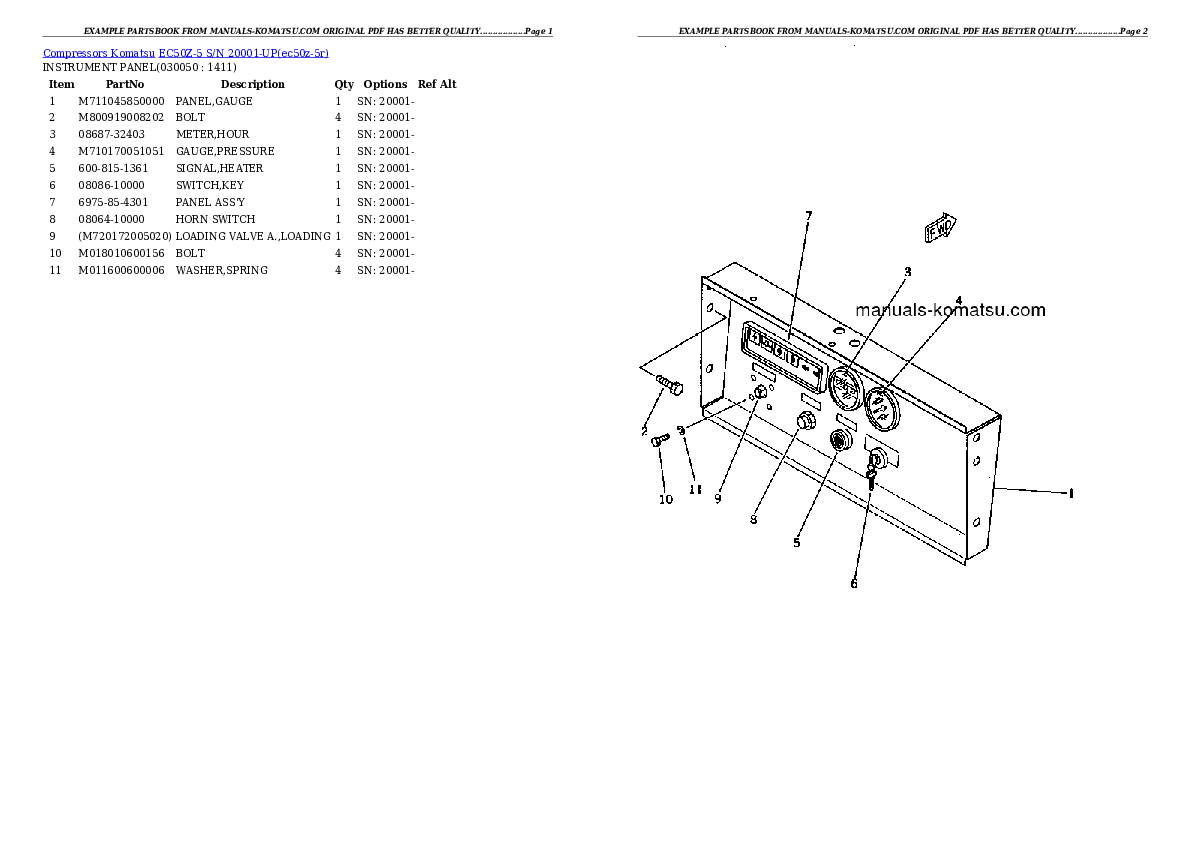 Protected: EC50Z-5 S/N 20001-UP Partsbook