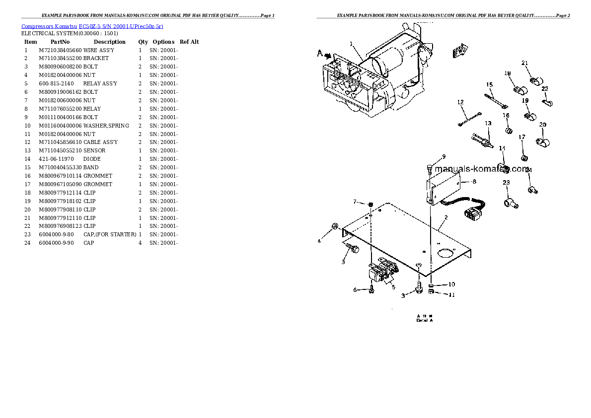 Protected: EC50Z-5 S/N 20001-UP Partsbook