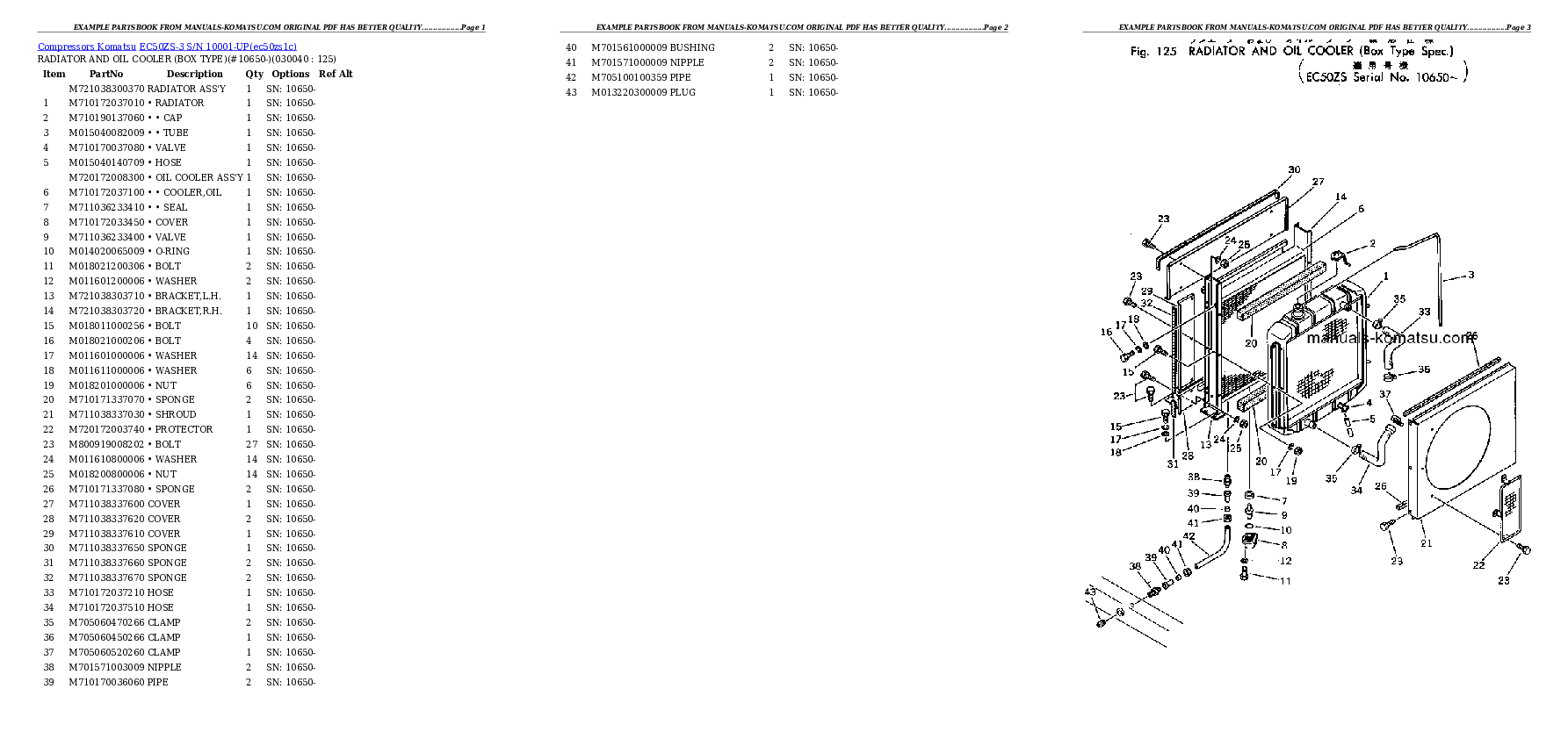 Protected: EC50ZS-3 S/N 10001-UP Partsbook
