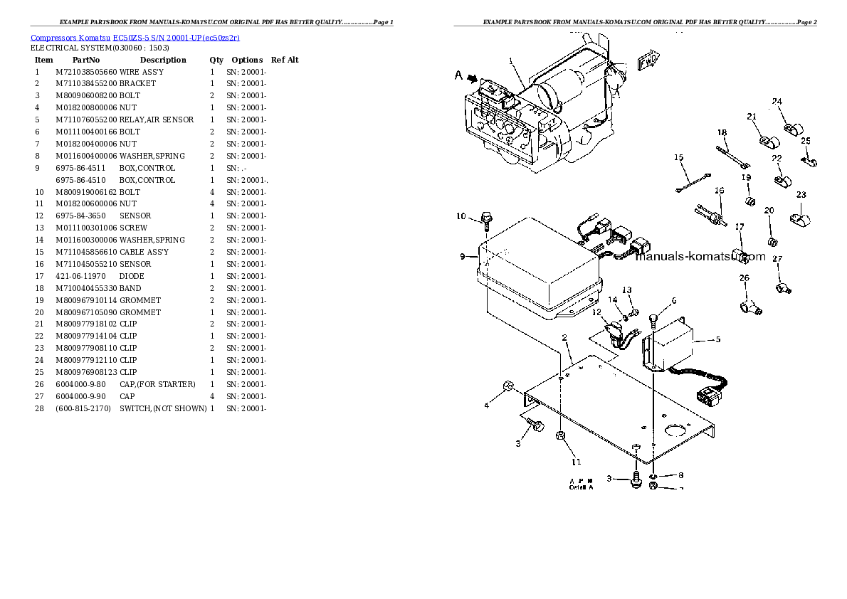 Protected: EC50ZS-5 S/N 20001-UP Partsbook