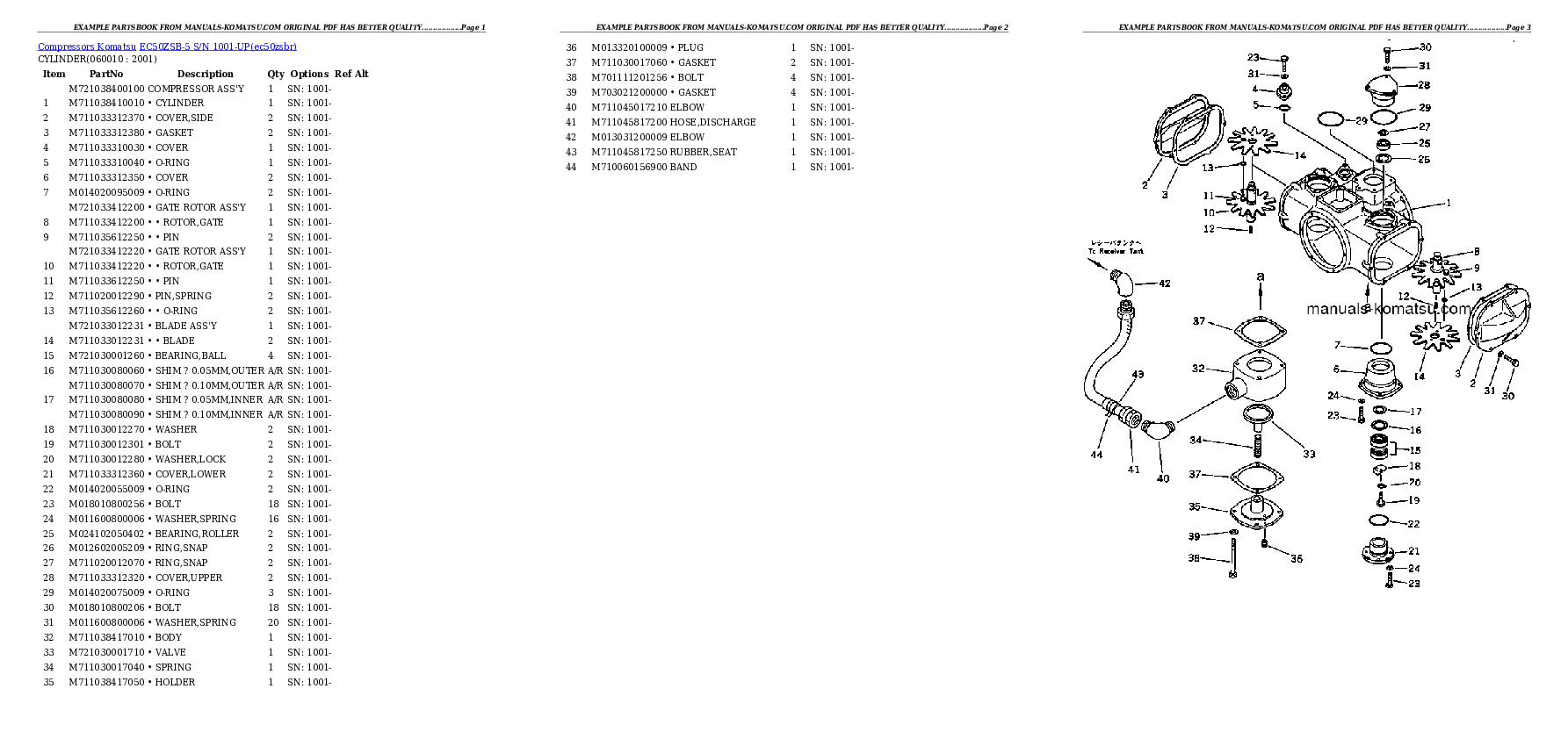 Protected: EC50ZSB-5 S/N 1001-UP Partsbook