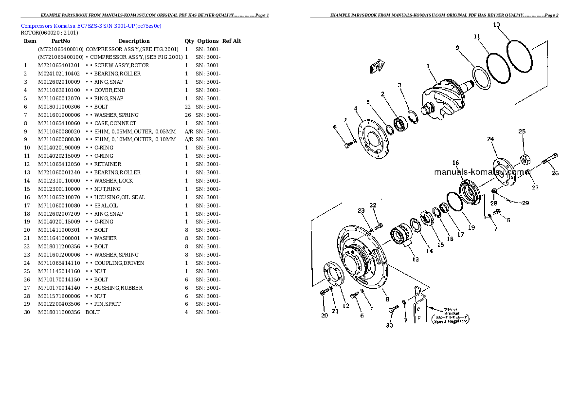 Protected: EC75ZS-3 S/N 3001-UP Partsbook