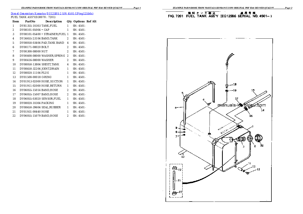 Protected: EG125BS-2 S/N 4501-UP Partsbook