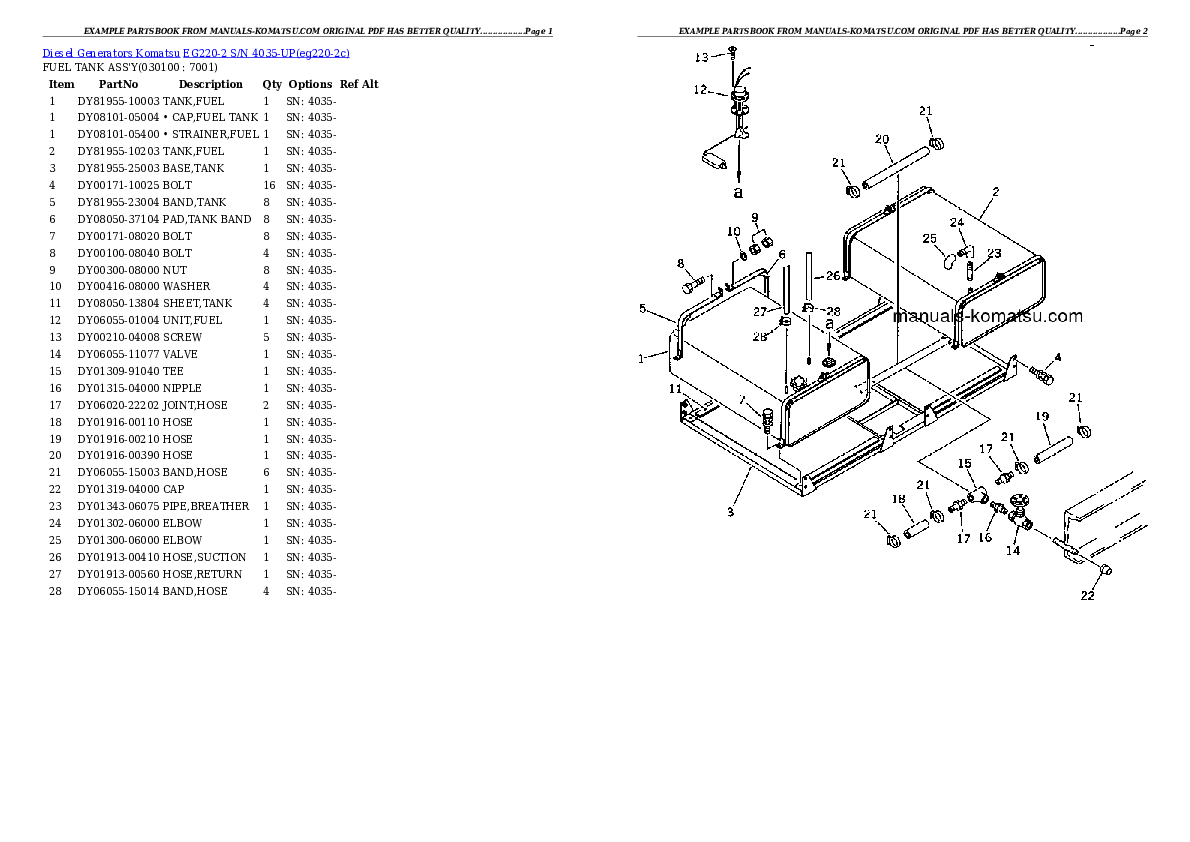 Protected: EG220-2 S/N 4035-UP Partsbook