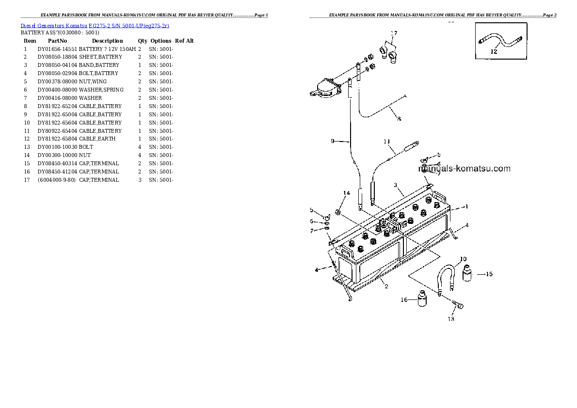 Protected: EG275-2 S/N 5001-UP Partsbook