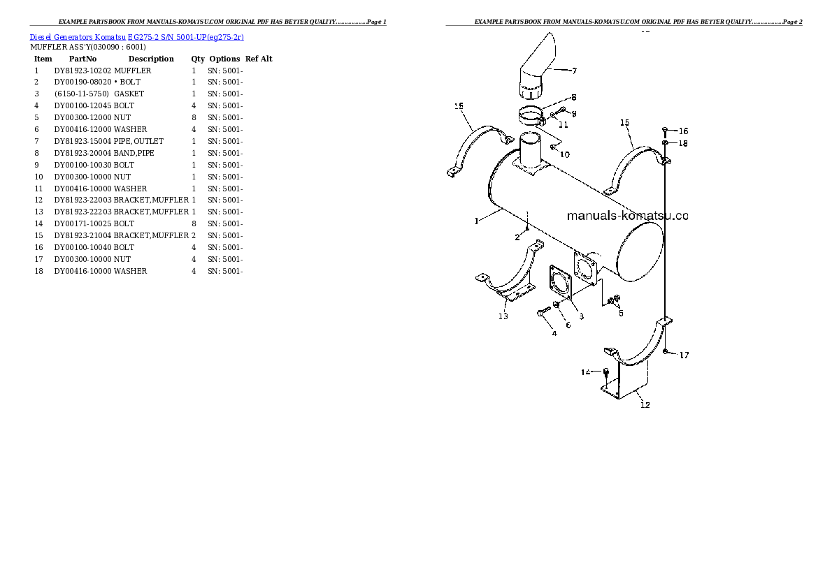 Protected: EG275-2 S/N 5001-UP Partsbook