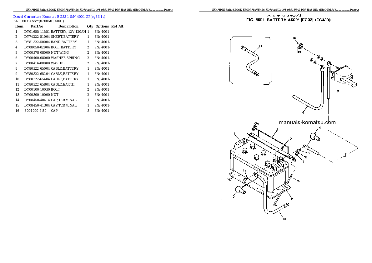 Protected: EG33-1 S/N 4001-UP Partsbook