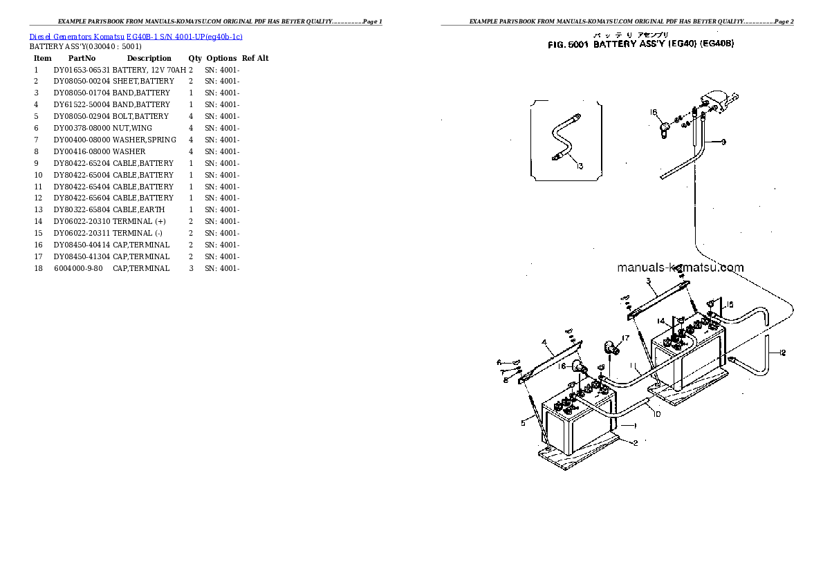 Protected: EG40B-1 S/N 4001-UP Partsbook