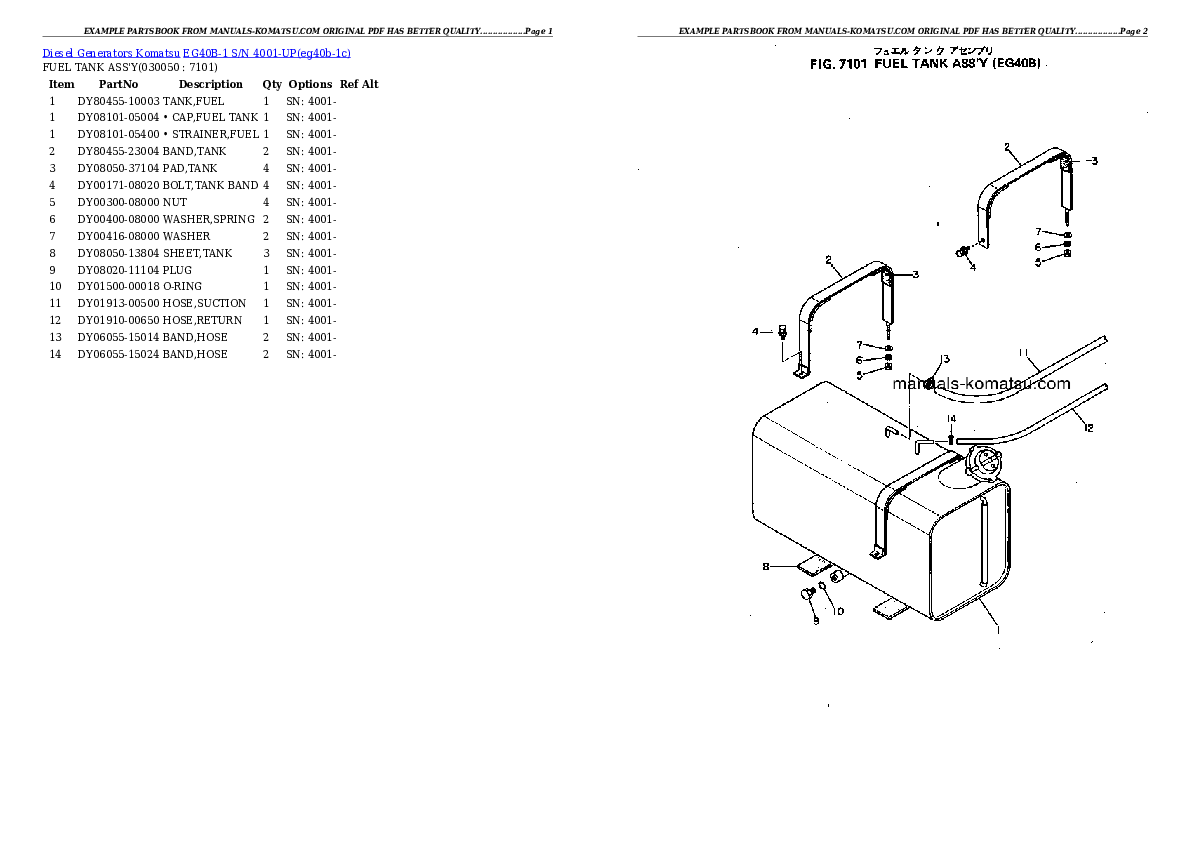 Protected: EG40B-1 S/N 4001-UP Partsbook