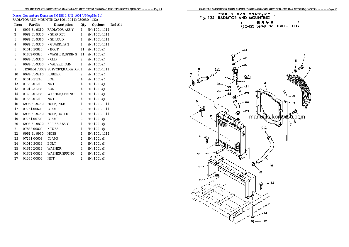 Protected: EG45S-1 S/N 1001-UP Partsbook