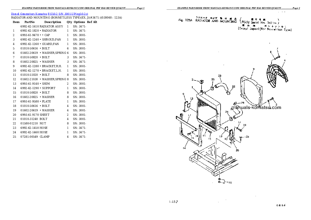 Protected: EG50-2 S/N 3001-UP Partsbook